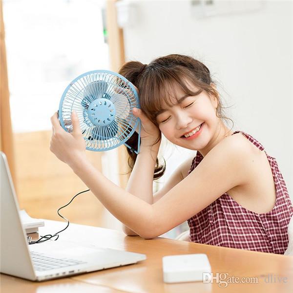 2018 New Arrival USB Mini metal Fan 360 Rotate Mute Radiator Fan Desktop Power PC LaptopDesk Fan