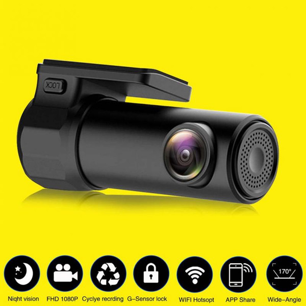 Full HD 1080P WIFI Universal Car DVR Camera Video Recorder Monitor