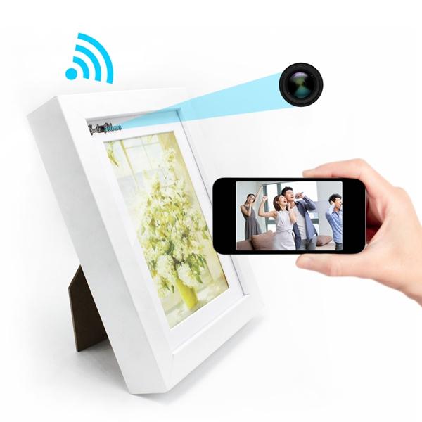 Photo Frame WIFI Min IP camera P2P HD 720P wireless surveillance Picture Frame DVR Video camera remote monitor for IOS Android PC