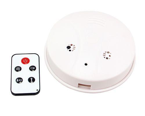 Smoke Detector Pinhole Camera Motion Detection DVR Camcorder smoke detector with Remote control digital voice video recorder