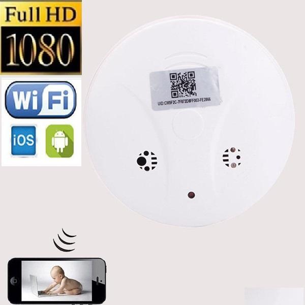 WIFI Smoke detector IP Camera HD 1920*1080P Smoke detector pinhole camera Wireless Network p2p CCTV Camera Video Recorder Camcorder