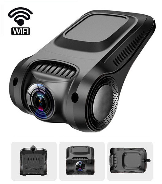 Novatek 96655 Dash Camera WiFi Full HD 1080P Car DVR Dashcam without Screen 170 Degree Video Camera Recorder with Night Vision