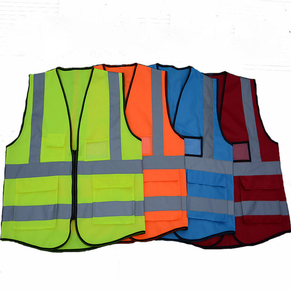 High Visibility Clothing Clothing Safety Reflective Vest Night Work Security Traffic Cycling
