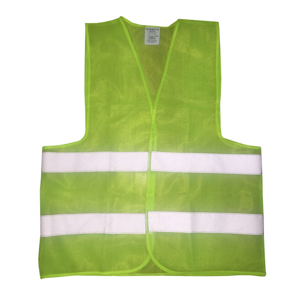 FGHGF Visibility Security Safety Vest Jacket Reflective Strips Work Wear Uniforms Clothing 2 Color Hot Sale