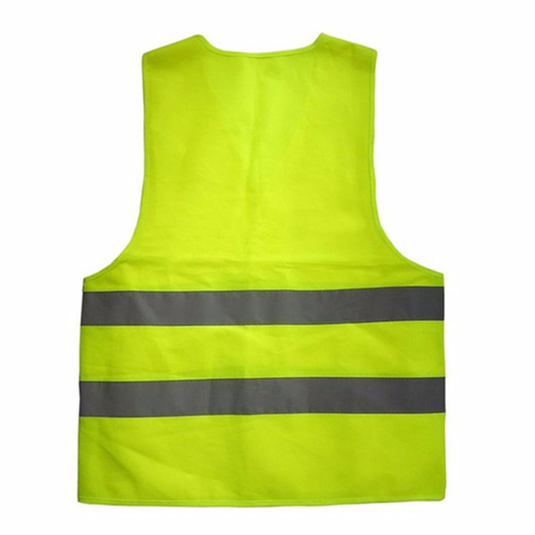 High Visibility Traffic Fluorescent Reflective Work Vest Warp Mesh fabric Warning Anti-Shrink Reflective Safety Vests