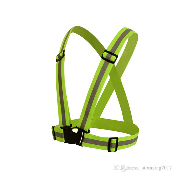 New Safety Clothing Cheap Chaleco Reflectante Reflective 3M Fabric Material Strip Tap Band Vest Jacket Sports Outdoor Gear