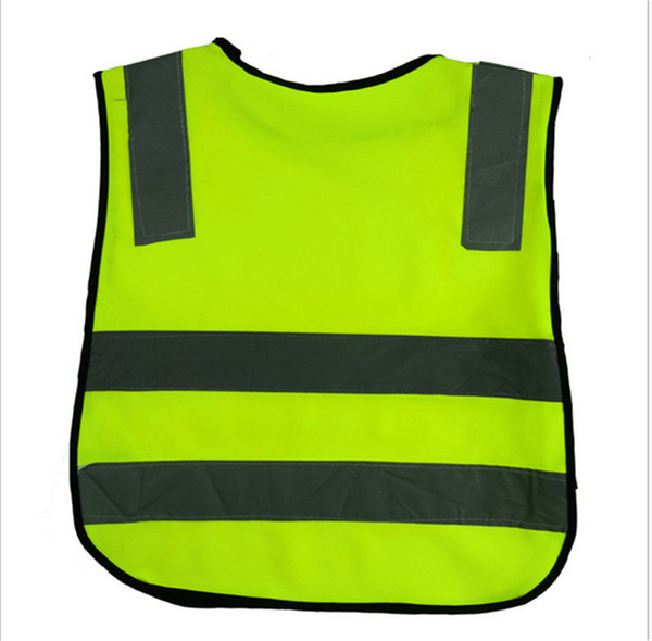 Kids Reflective Vest High Visibility Traffic Safety Vest for student boys girls 42*47cm Reflector Waistcoats Cross Road Reflective Clothing