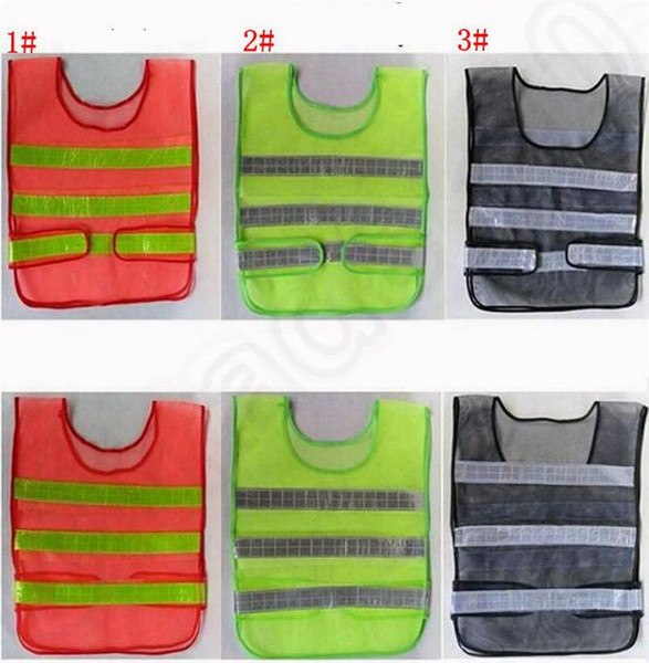 New Safety Clothing Reflective Vest Hollow Grid Vest High Visibility Roadway Warning Safety Working Construction Traffic Vest