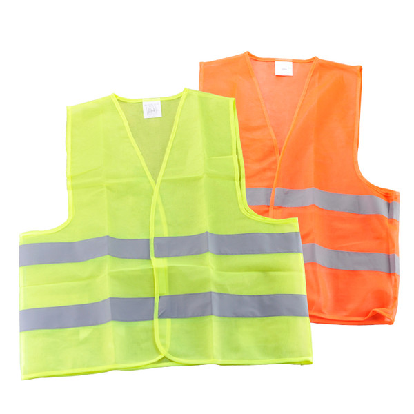 50pcs Free DHL High Visibility Security Safety Vest Jacket Reflective Strips Work Wear Uniforms Clothing