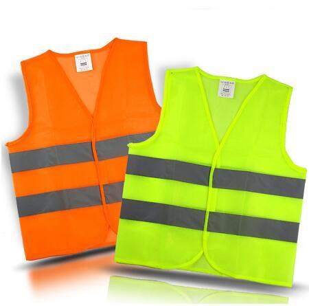 HOT cheap High Visibility Reflective Vest Work Road Workwear Motorcycle Cycling Outdoor Sports Reflective Safety Clothing