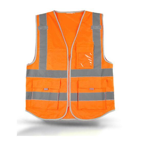 Safety Clothing high visibility reflective vest adult traffic reflective safety vest building worker fishing utility vest
