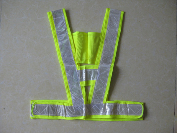 Free Shipping 100pcs/lot adult high visibility security vest reflective safety traffic vest working vest with reflective strip