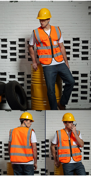 Reflective vest waistcoat safety clothes traffic reflective clothes sanitation workers drivers bicycle security patrol protect clothes