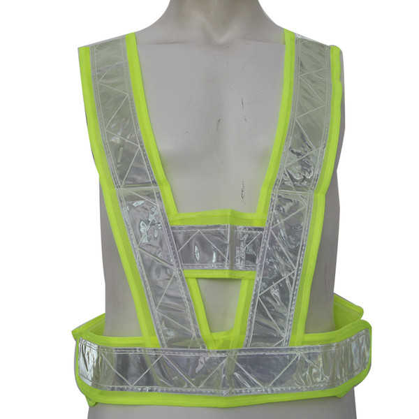 CDT High Visibility Unisex Outdoor Safety Vest Reflective Belt Fit For Running Competition Night Riding Protective Vest Belt