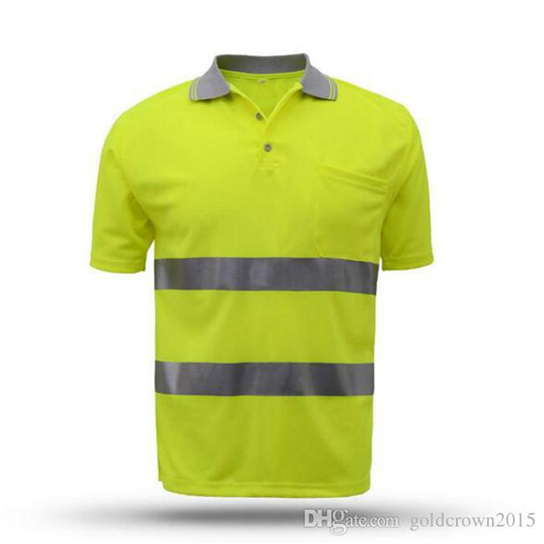 2016 Reflective Safety Clothing High Visibility Working Safety Construction T-shirt Warning Reflective traffic working RS-10 Quick dry