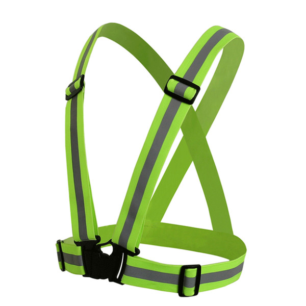 Unisex Safety High Visibility Reflection Vest Outdoor Running Cycling Vest Harness Reflective Belt Safety Jacket for Adult Child