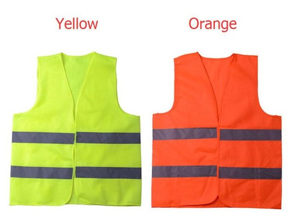 New High Visibility Working Safety Construction Vest Warning Reflective traffic working Vest Green Reflective Safety Clothing 100pcs