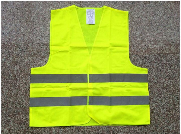 High Visibility Working Safety Construction Vest Warning Reflective traffic working Vest Green Reflective Safety Clothing 50pcs
