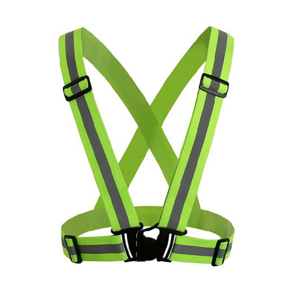 New Safety Clothing Cheap Chaleco Reflectante Reflective 3M Fabric Material Strip Tap Band Vest & Jacket Green or Orange