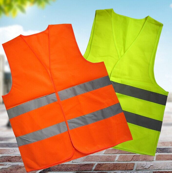 High Visibility Working Safety Construction Vest Warning Reflective traffic working Vest Green Reflective Safety Clothing LLFA