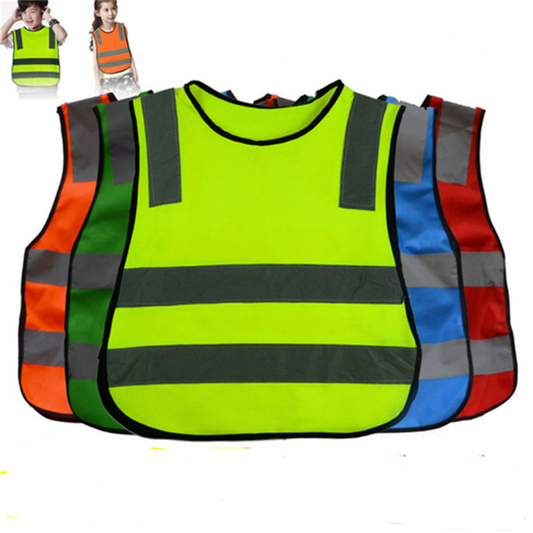 High Visibility Reflective Vest for Kids Traffic Safety Vests Cross Road Reflector Waistcoats Reflective Clothing for Students boys girls