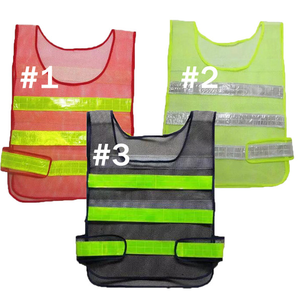 Safety Clothing Reflective Vest Hollow grid vest high visibility Warning safety working Construction Traffic vest 2017