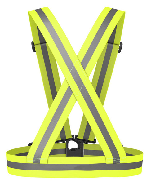 Reflective Vest Lightweight, Adjustable Elastic Safety High Visibility for Running Jogging Walking Cycling Motorcycle Jacket DK9100FG