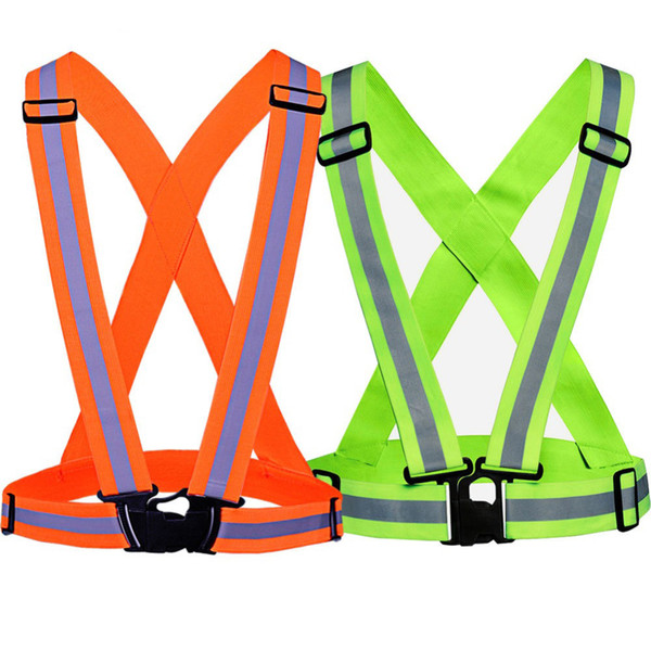 Hot 360 Degrees Reflective Safety Vest Unisex Outdoor Safety Vest Reflective Belt For Running Cycling Sport Warning Clothes