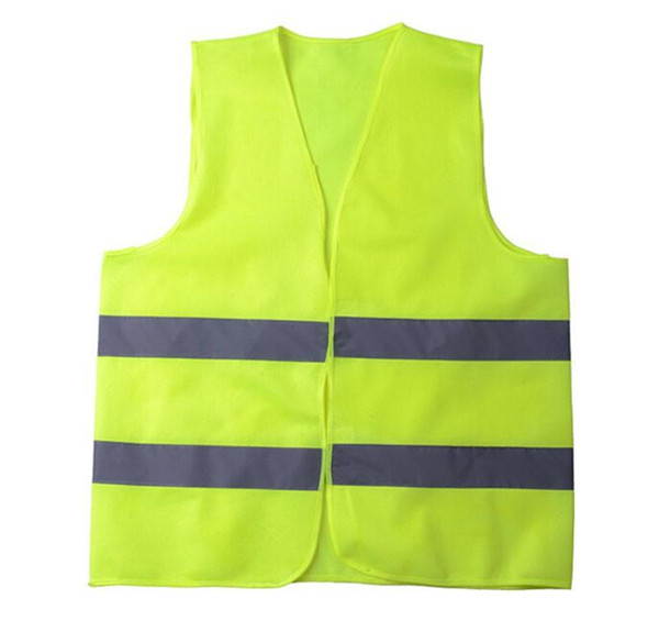 New High Visibility Working Safety Construction Vest Warning Reflective traffic working Vest Green Reflective Safety Clothing 300pcs