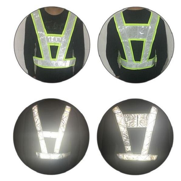 New Arrival Neon Lime Yellow Reflective Vest V-Shaped Clothing High Visibility Classic Safety Belt Reflective belt
