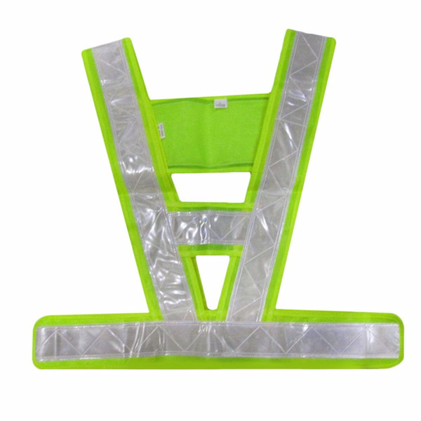 V-Shaped Reflective Safety Vest Traffic Safety Clothing High Visibility Light-Reflecting Vests Anti Freeze Overalls free shipping 2018 new