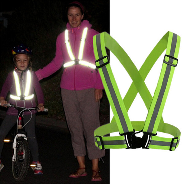 Wholesale Safety Clothing Reflective 3M Fabric Material Strip Tap Band Vest Jacket Sports Outdoor Gear