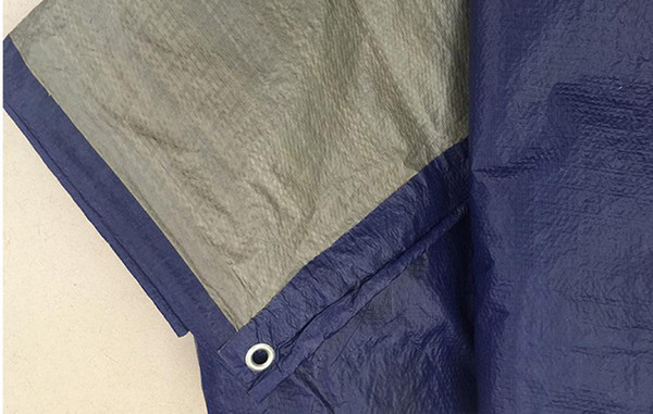 Thin and light 100g 3mx4m blue and gray tarpaulin, waterproof tarp.indoor dust cover.dust-proof cloth.