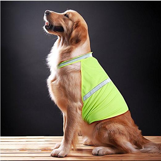 Reflective Dog Safety Vest Fluorescent High Visibility Dog Clothes Waterproof Luminous Pet Clothing for Small Medium Large Dogs