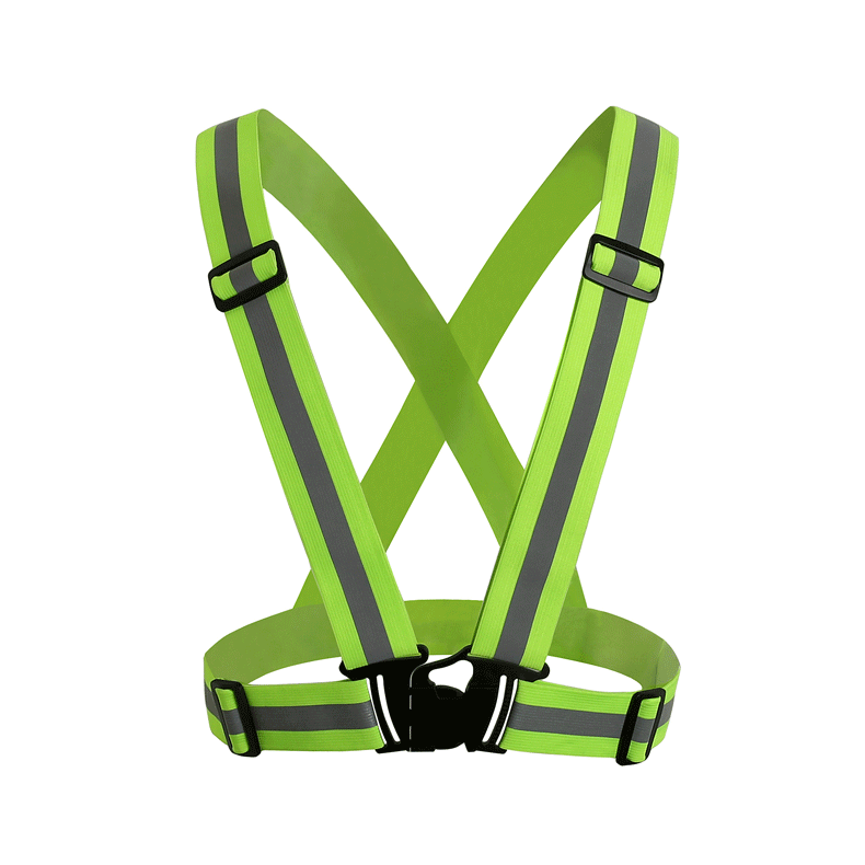 Hot 360 Degrees High Visibility Neon Safety Vest Reflective Belt Safety Vest Fit for Running Cycling Sports Outdoor Clothes
