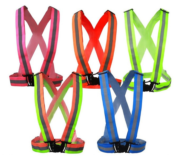 Elastic Webbing 360 Degrees Reflective Safety Vest