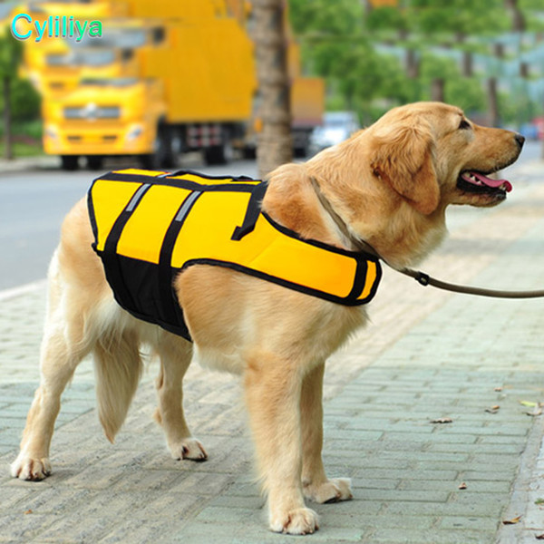 2018 Dog Saver Life Jacket Reflective Pet Preserver Multi-size Aquatic Safety Vest 50pcs/lot