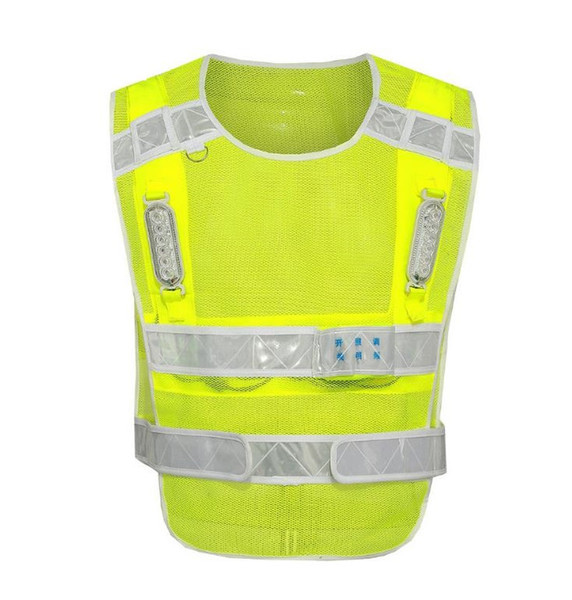 Multi-function Chargingable Cycling LED Reflective Safety Vest Reflective Warning Clothing