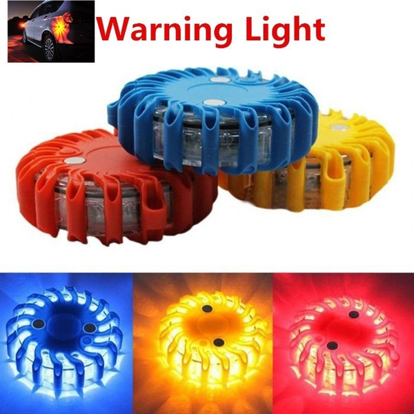 BC Rechargeable LED magnetic circular beacon emergency flashing flashing warning car lights roof lights police lights for vehicles#