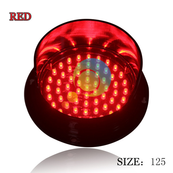 New mould mini traffic light for school teaching customized 125mm traffic lamp cheap LED signal lamp