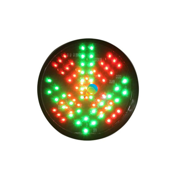 DC12V bi color 200mm red cross green arrow LED traffic light signal lamp