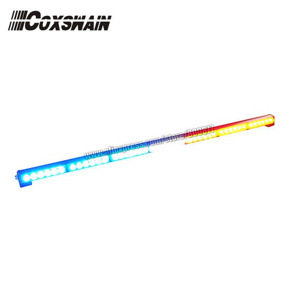 Coxswain Super bright Car LED Traffic Advisor Warning Light bar, 42 X 1W LED, 7 flash pattern, 110CM length (SA-618-7)