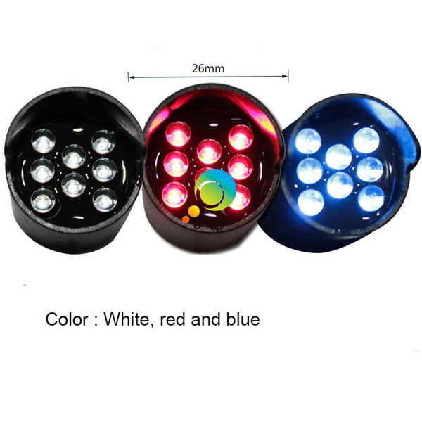 Yellow red blue LED light pixel cluster 26mm truck mounted board parts mini traffic light