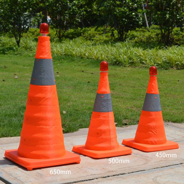 Folding Road Cone Barricades Warning Sign Reflective Oxford Traffic Cone Traffic Facilities For Road Safety