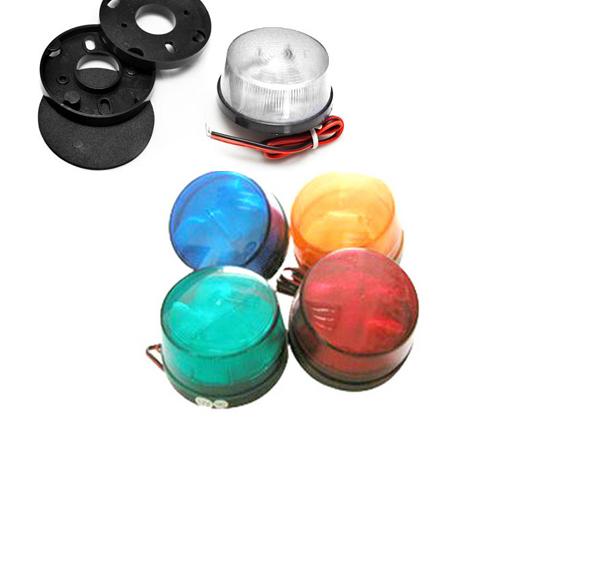 5 Color 12V Security Alarm Strobe Signal Warning Light Siren LED Lamp Flashing Light