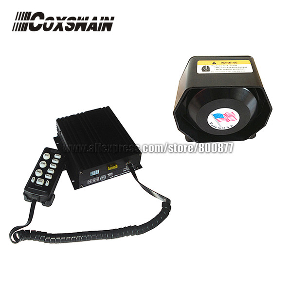 (CJB-150Z) 150W Car Siren, 7 tones with microphone, 2 light switch, Volume adjustable siren (Price for Siren + speake)