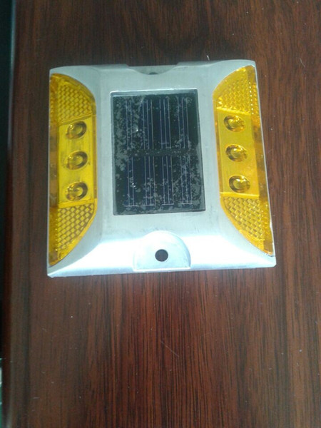 Solar Road Lights, LED Path Light,LED Deck Lights, Marker lighting,2 Packs Waterproof Security Warning Lights for Outdoor Fence Patio Stud