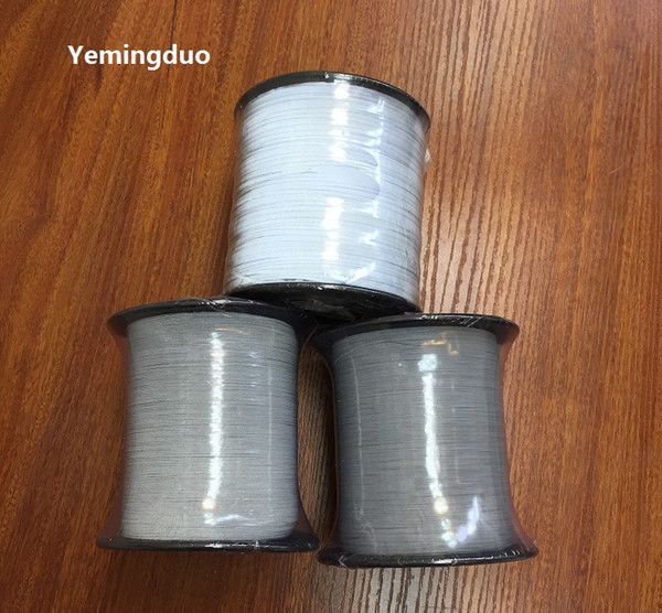 0.5mm,1.0mm,2.0mm high visibility reflective thread norm light brightness one side/ two- side reflective effection Reflective Sewing Notions