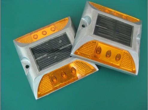 Solar Powered 6LED Road Stud Driveway Pathway Stair Deck Lights marker Pathway light White Red Blue Yellow Green