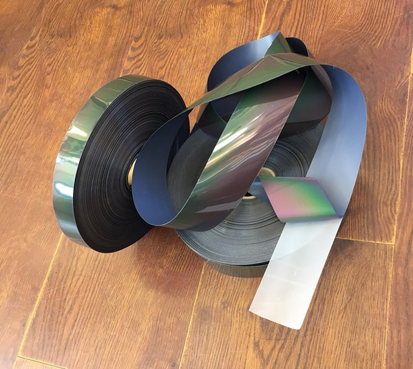 Self-adhesive PES Colours of the rainbow reflective transfer film hot ironing on clothing warning safety reflective tape Garment accessorie